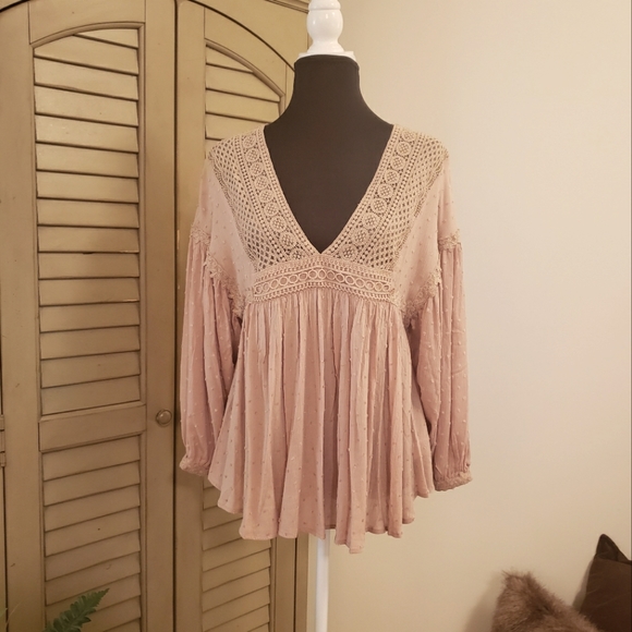 ODDY Tops - ODDY BOHO LACE TOP